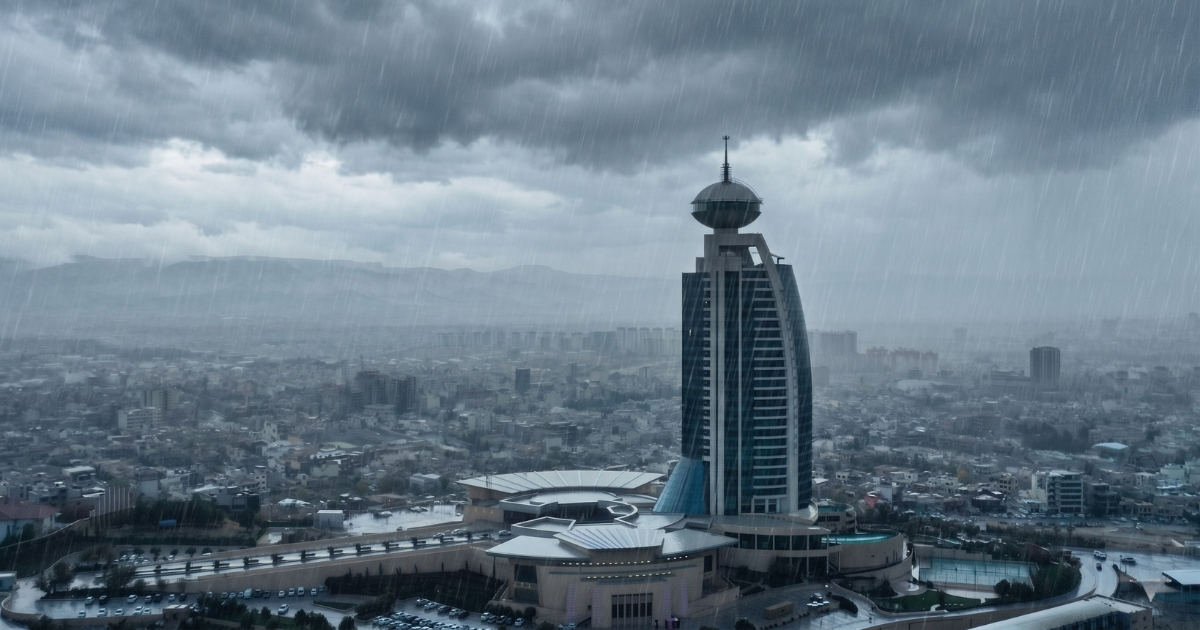 Lightning strike in Sulaymaniyah