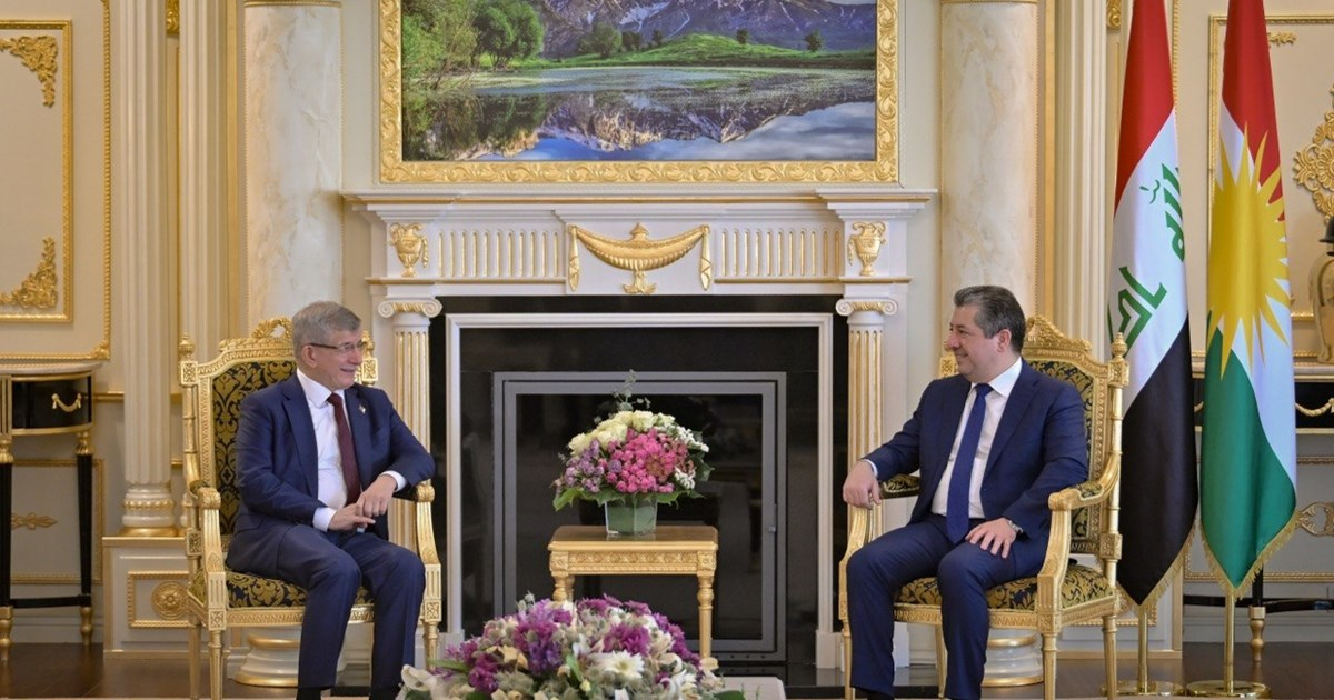 Masrour Barzani and Ahmet Davutoğlu