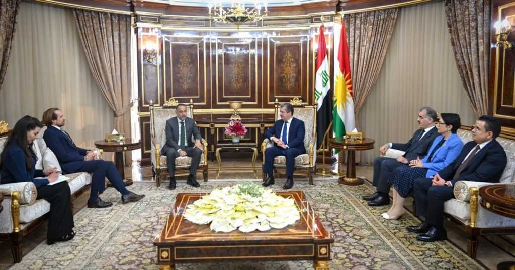 Masrour Barzani and UK Ambassador