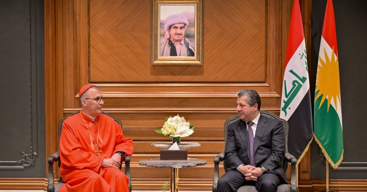 Masrour Barzani Meets Chaldean Patriarch